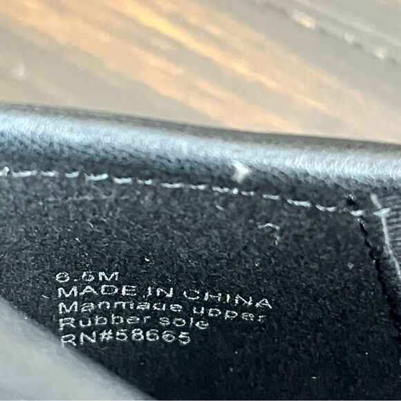 OPEN EDIT Blayke Loafer In Black Faux Leather Size 6.5 NEW - Picture 14 of 16